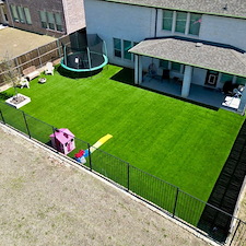 Complete-Kid-Pet-Friendly-Backyard-Artificial-Turf-Installation-in-Celina-TX 10